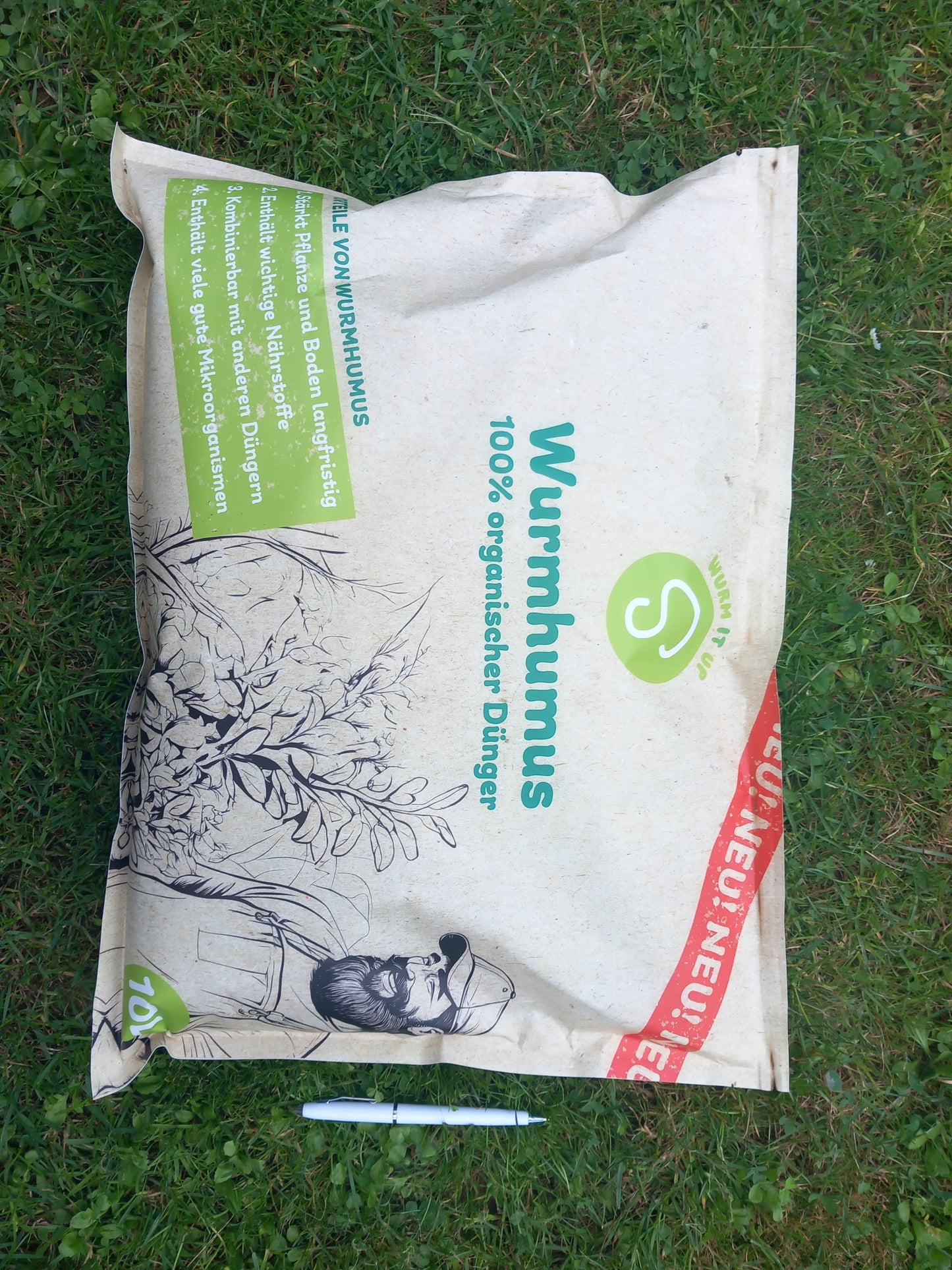 Wurmhumus 10L - 100% organischer Dünger